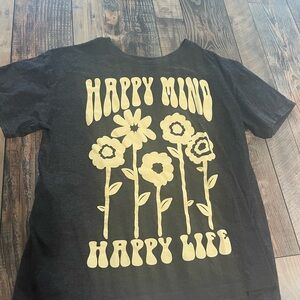 Happy Mind Happy Life Kids T-Shirt